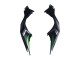 Carenagens Moto Kawasaki Z1000 2014-2019 - Preto Verde Cinzento