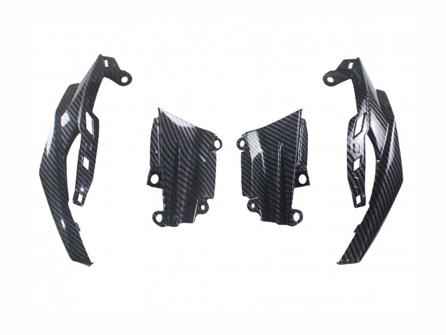 Carenagens Moto Kawasaki Z1000 2014-2019 - Preto Fibra de Carbono