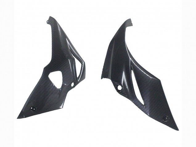Carenagens Moto Kawasaki Z1000 2014-2019 - Preto Fibra de Carbono