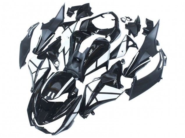 Carenagens Moto Kawasaki Z1000 2014-2019 - Preto Brilhante Preto Fosco