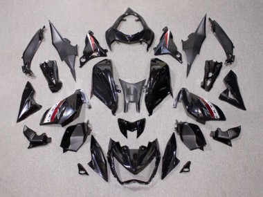 Carenagens Moto Kawasaki Z1000 2014-2019 - Preto Brilhante Vermelho Branco
