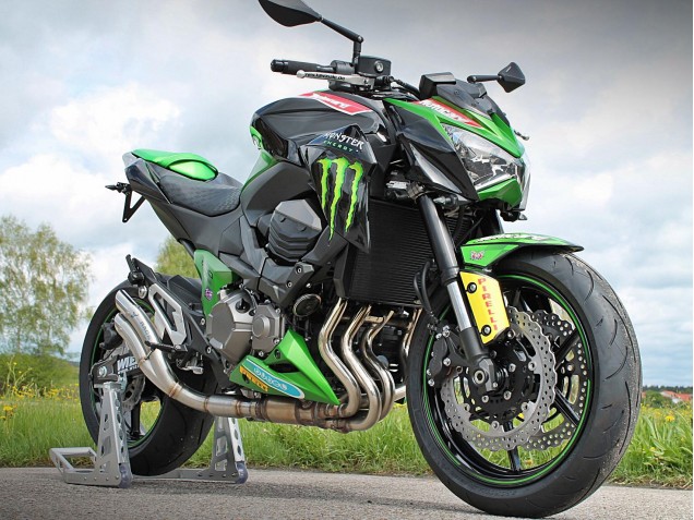 Carenagens Moto Kawasaki Z800 2013-2018 - Verde Preto Brilhante Vermelho Amarelo