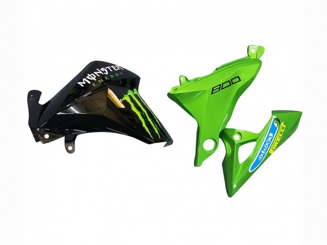 Carenagens Moto Kawasaki Z800 2013-2018 - Verde Preto Brilhante Vermelho Amarelo