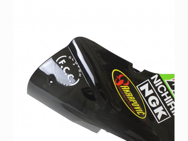 Carenagem Moto Kawasaki ZX12R 2002-2006 - Verde Preto Brilhante Elf Touch4 Monstro