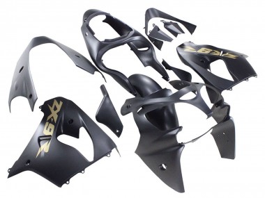 Carenagens Moto Kawasaki ZX9R 2000-2001 - Preto Fosco Ouro