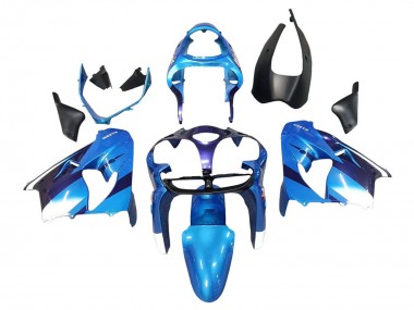 Carenagens Moto Kawasaki ZX9R 2000-2001 - Azul Preto