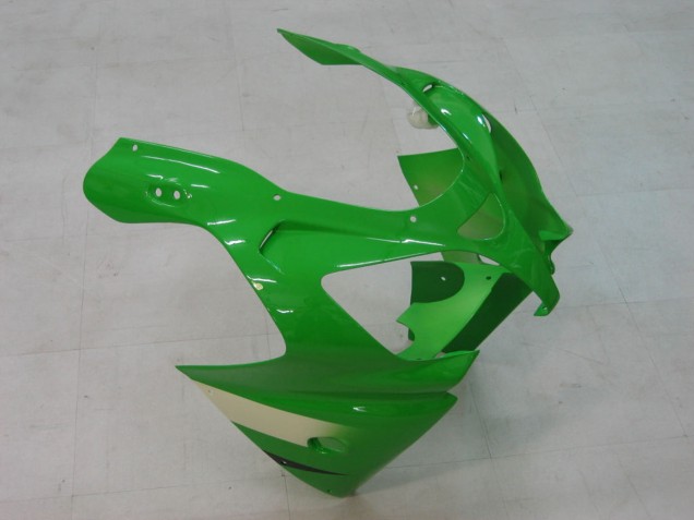 Carenagens Moto Kawasaki ZX9R 2000-2001 - Verde Prata Preto