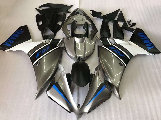 Carenagens Moto Yamaha YZF R1 2009-2011 - Prata Branco Azul