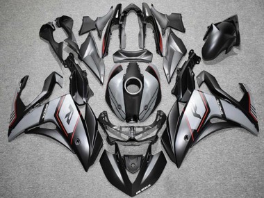 Carenagens Moto Yamaha YZF R3 2015-2018 - Nardo Cinzento Vermelho Preto