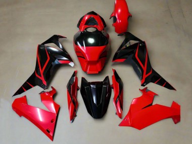 Carenagens Moto Honda CBR650R 2019-2020 - Vermelho Preto Brilhante Listra