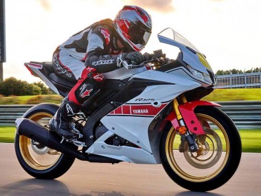 Carenagens Moto Yamaha YZF R125 2019-2024 - Branco Vermelho Amarelo