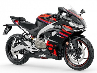 Carenagens Moto Aprilia RS457 2024-2025 - Preto Fosco Vermelho