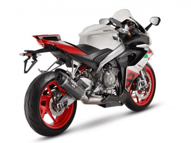 Carenagens Moto Aprilia RS660 2020-2024 - Branco Vermelho Preto Fibra de Carbono Verde