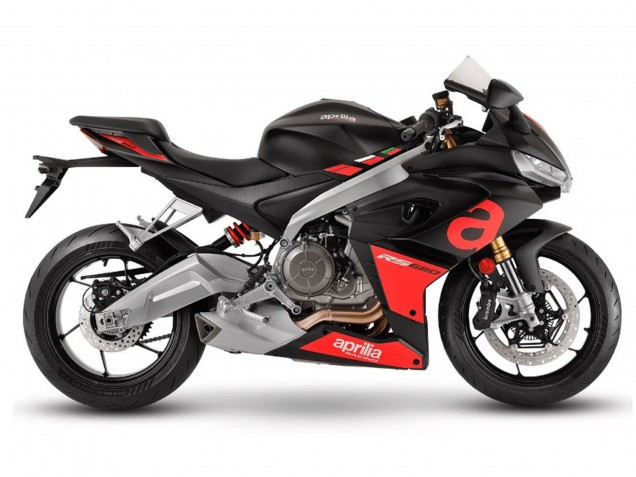 Carenagens Moto Aprilia RS660 2020-2024 - Preto Fosco Vermelho