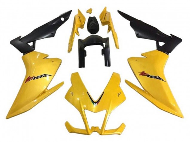 Carenagens Moto Aprilia RSV4 1000 2009-2015 - Amarelo Preto
