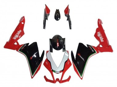 Carenagens Moto Aprilia RSV4 1000 2009-2015 - Vermelho Preto Branco Verde
