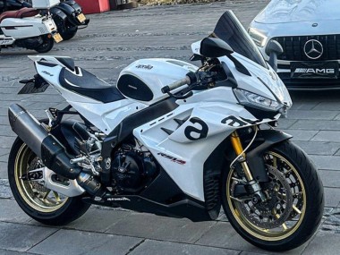 Carenagens Moto Aprilia RSV4 1100 2021-2024 - Branco Preto