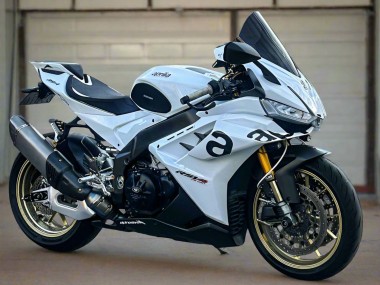 Carenagens Moto Aprilia RSV4 1100 2021-2024 - Branco Preto
