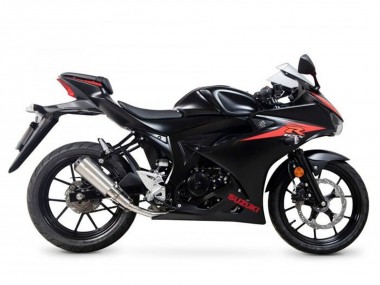 Carenagens Moto Suzuki GSXR125 2017-2025 - Preto Vermelho Listra