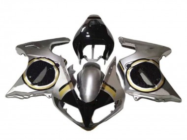Carenagens Moto Suzuki SV650 2003-2013 - Prata Preto Ouro