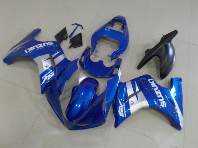 Carenagens Moto Suzuki SV650 2003-2013 - Azul Prata Branco