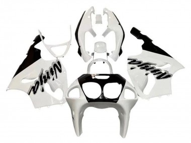 Carenagens Moto Kawasaki ZX7R 1996-2003 - Branco Preto