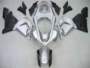 Carenagens Moto Kawasaki ZX10R 2004-2005 - Prata Brilhante Preto Fosco