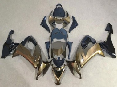 Carenagens Moto Kawasaki ZX10R 2008-2010 - Ouro Escuro Preto