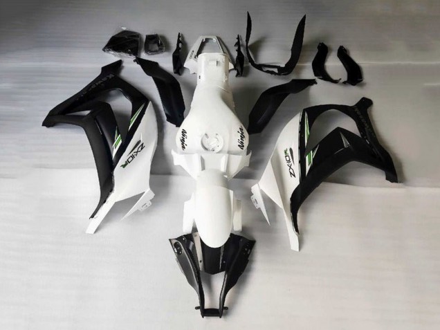Carenagens Moto Kawasaki ZX10R 2016-2020 - Branco Preto Verde Listra