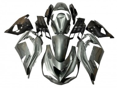 Carenagens Moto Kawasaki ZX14R ZZR1400 2012-2024 - Prata Metálico Preto