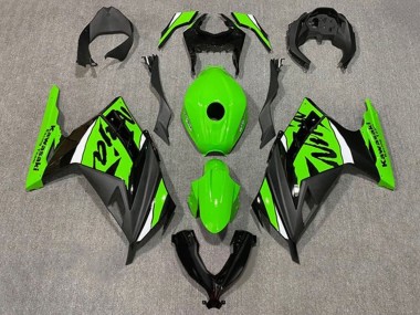 Carenagens Moto Kawasaki EX300 2013-2024 - Verde Branco Preto