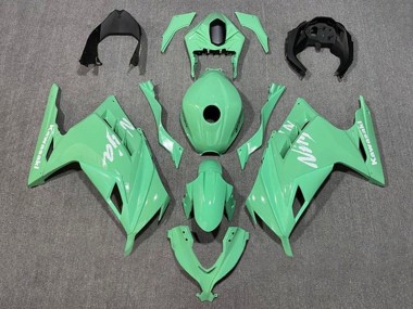 Carenagens Moto Kawasaki EX300 2013-2024 - Verde Claro Branco