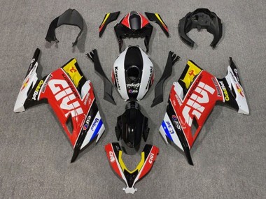 Carenagens Moto Kawasaki EX300 2013-2024 - Branco Vermelho Amarelo Azul Preto Givi