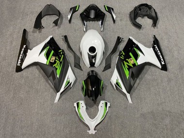 Carenagens Moto Kawasaki EX300 2013-2024 - Branco Verde Preto