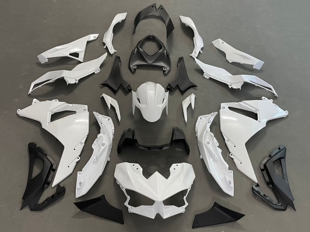 Carenagens Moto Kawasaki Ninja 500 EX500R 2024-2025 - Branco Preto