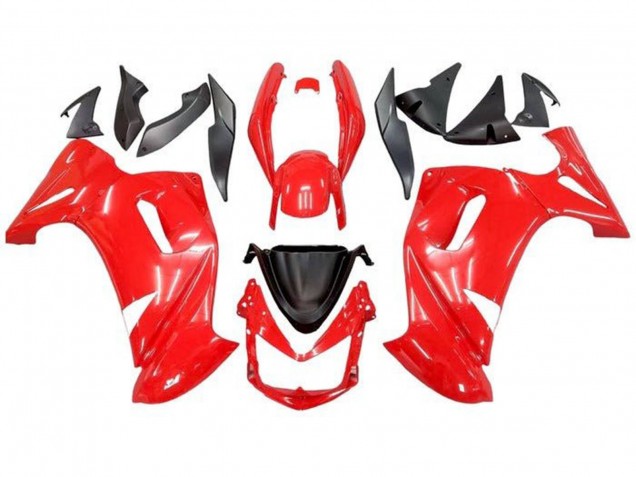 Carenagens Moto Kawasaki Ninja 650 EX650 2006-2008 - Vermelho Preto