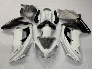 Carenagens Moto Kawasaki Ninja 650 EX650 2012-2016 - Branco Pérola Preto Fosco