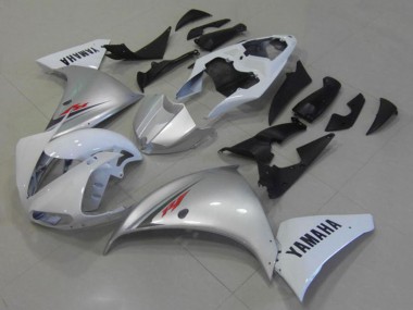 Carenagens Moto Yamaha YZF R1 2012-2014 - Branco Prata