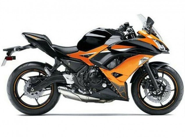 Carenagens Moto Kawasaki Ninja 650 EX650 2017-2019 - Laranja Preto