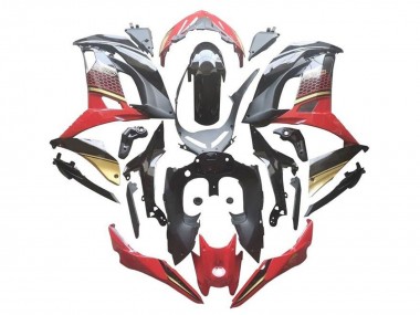 Carenagens Moto Kawasaki Ninja 650 EX650 2017-2019 - Vermelho Preto Ouro