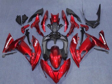 Carenagem Moto Kawasaki Ninja 650 EX650 2017-2019 - Vermelho Preto Branco