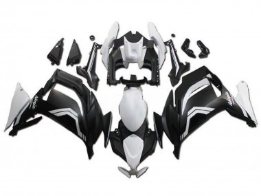 Carenagens Moto Kawasaki Ninja 650 EX650 2020-2025 - Branco Preto Fosco