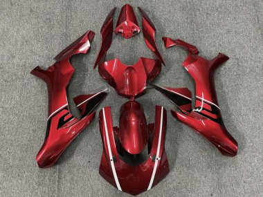 Carenagens Moto Yamaha YZF R1 2015-2019 - Vermelho Branco Preto