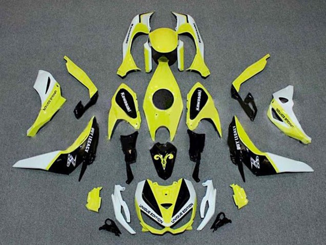 Carenagens Moto Kawasaki Z1000 2014-2019 - Branco Amarelo Preto