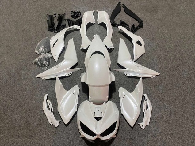 Carenagens Moto Kawasaki Z1000 2014-2019 - Branco Pérola