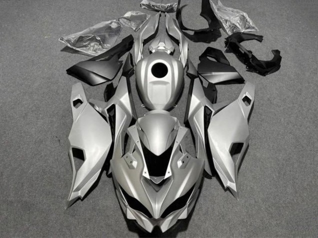 Carenagens Moto Kawasaki ZX25R ZX-25R 2019-2025 - Prata Brilhante Preto Fosco