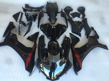 Carenagens Moto Yamaha YZF R1 2015-2019 - Preto Brilhante Vermelho