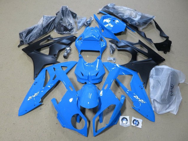 Carenagem Moto BMW S1000RR 2009-2014 - Azul Preto Fosco