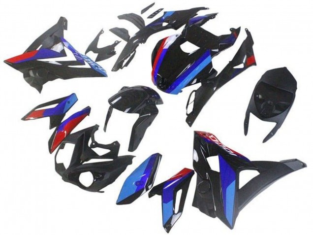 Carenagens Moto BMW S1000RR 2015-2016 - Azul Vermelho Preto Brilhante