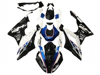 Carenagens Moto BMW S1000RR 2017-2018 - Branco Azul Preto Brilhante HP